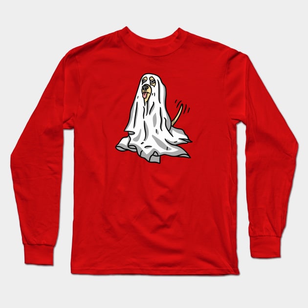 Dog ghost Long Sleeve T-Shirt by il_valley